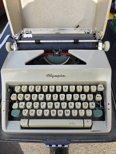 Olympia schreibmaschine koffer - schreibmaschine,