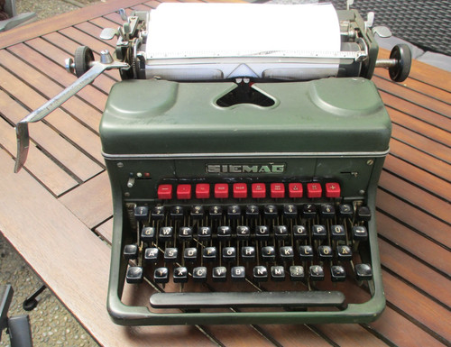 Antike schreibmaschine siemag - antike,
